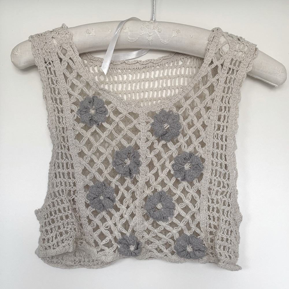 ✨Flora Crochet Top-XS
